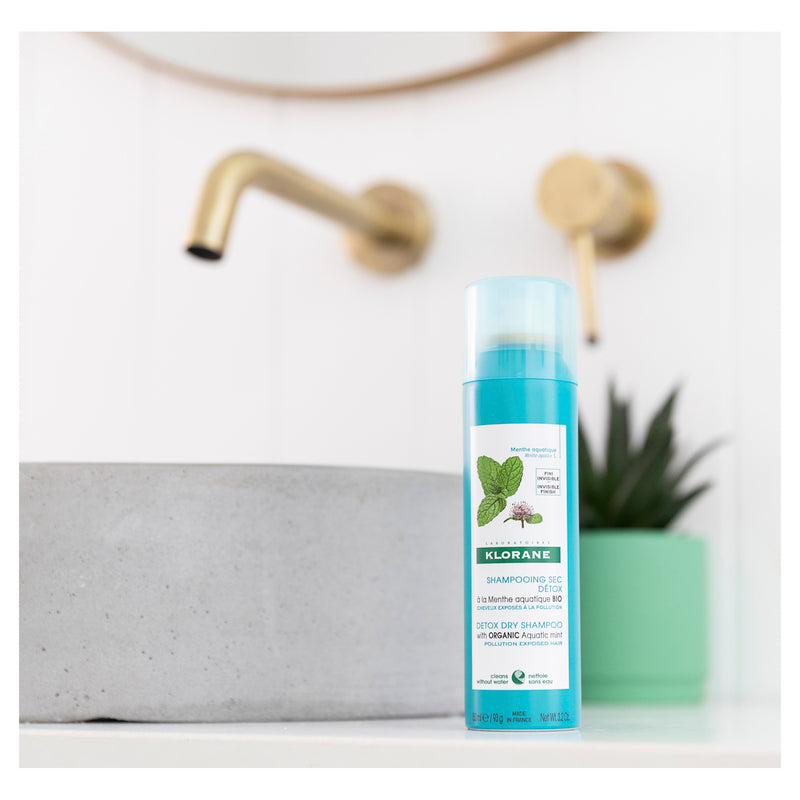 Klorane Detox Dry Shampoo with Organic Aquatic Mint 150ml