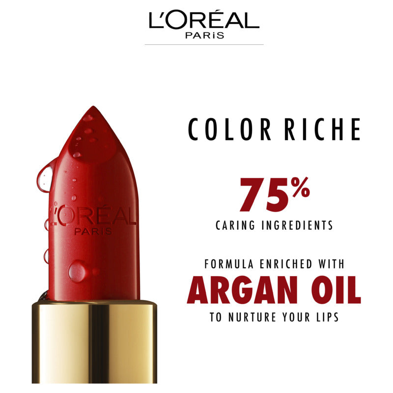 L’Oréal Paris Lipstick Colour Riche Satin 345 Cristal Cerise