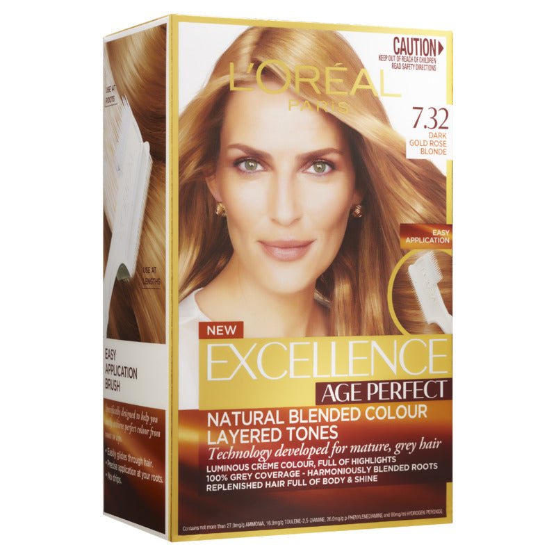 L’Oréal Paris Excellence Age Perfect 7.32 Dark Gold Rose Blonde