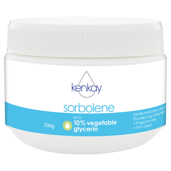 Kenkay Sorbolene & 10% Vegetable Glycerin Jar 500g