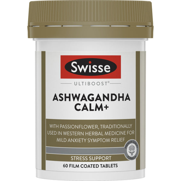Swisse Ultiboost Ashwagandha Calm+ 60 Tablets