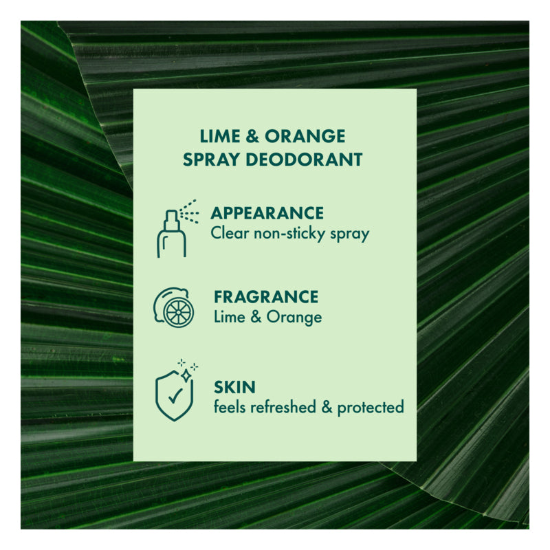 A'kin Lime & Orange Spray Deodorant 150ml