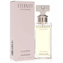 Calvin Klein Eternity for women Eau de Parfum bottle and packaging on a white background