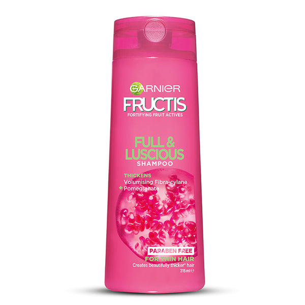 Garnier Fructis Full & Luscious Shampoo 315ml for Thicker Hair