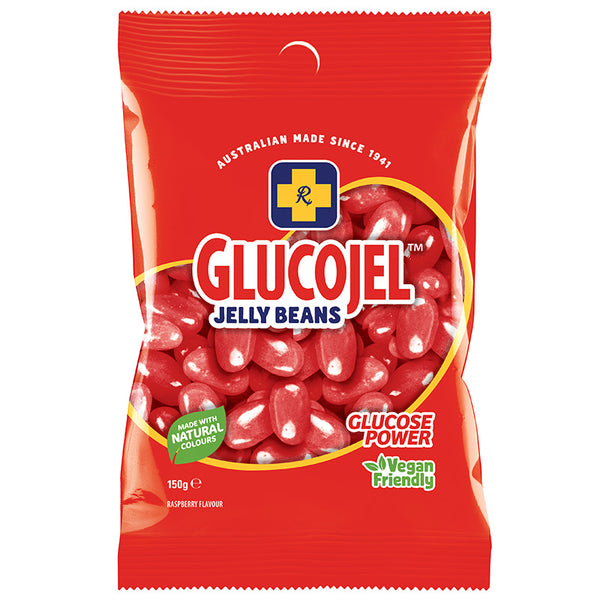 Glucojel Jelly Beans Red 150g