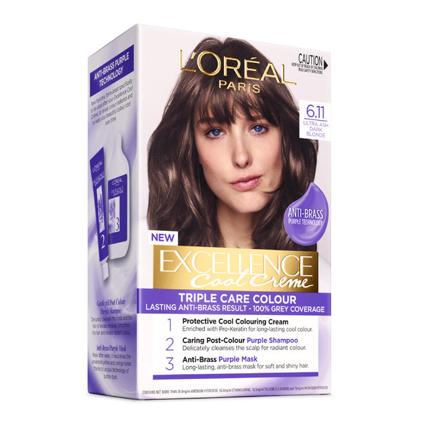 Loreal Excellence Cool Créme 6.11 Ultra Ash Dark Blonde