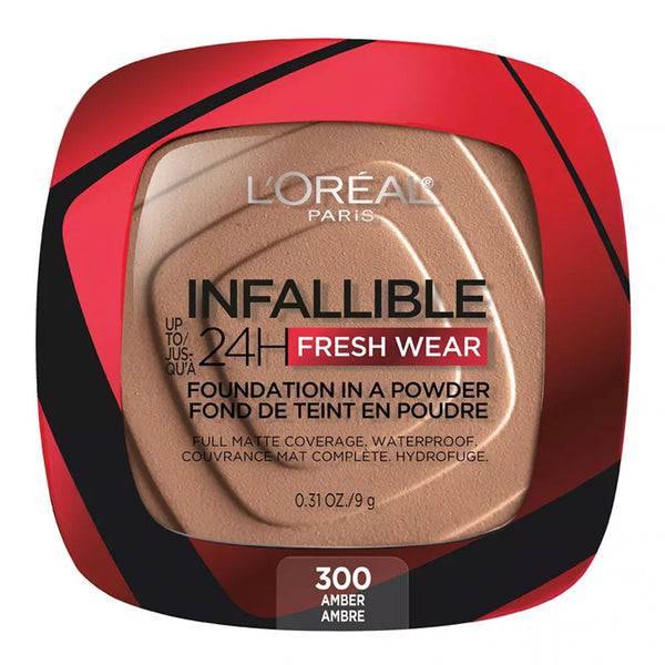 L’Oréal Paris Infallible Fresh Wear Powder Foundation 300 Amber