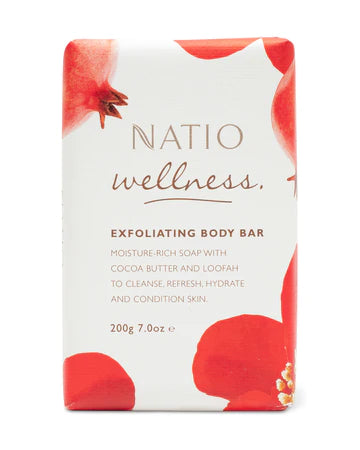Natio Wellness Exfoliating Body Bar 200g
