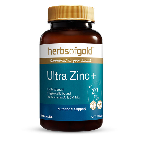 Herbs Of Gold Ultra Zinc+ 60caps