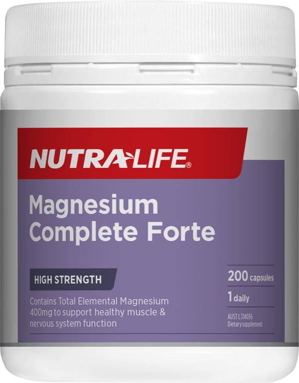 Nutra-Life Magnesium Forte Daily 200 Capsules