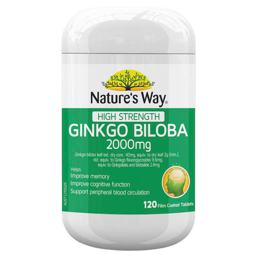 Natures Way Ginkgo 2000Mg 100 Tabs