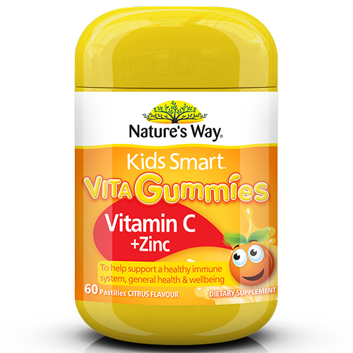 Natures Way Kids Smart Vita-Gummies Vit C 60'S Vitamin C and Zinc
