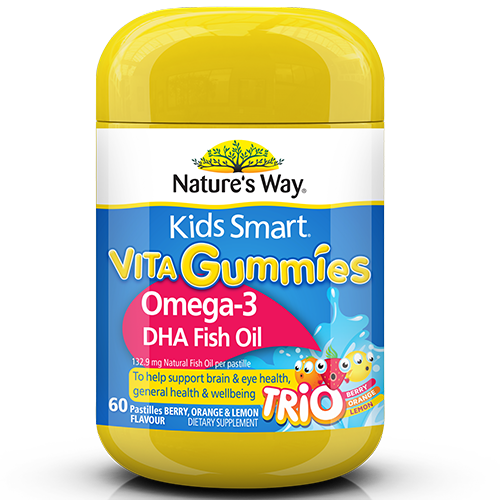 Natures Way Kids Smart Vita Gummies Omega 60S