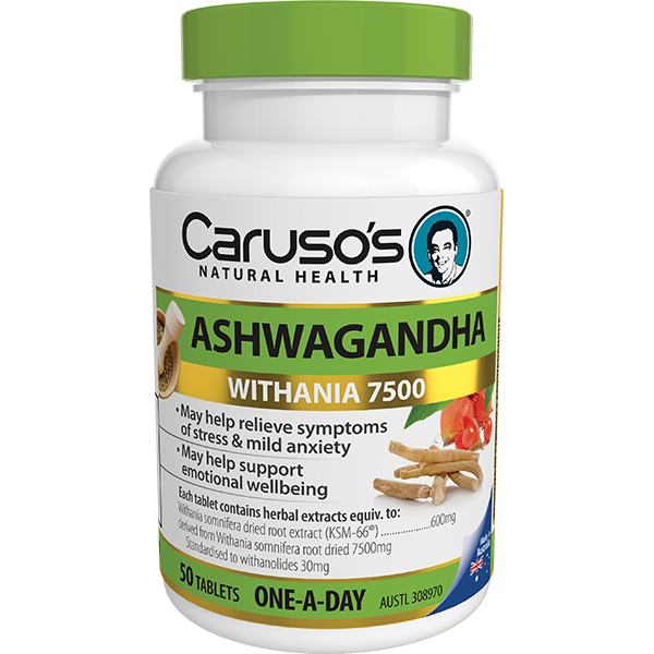 Caruso s Ashwagandha 50 Tabs