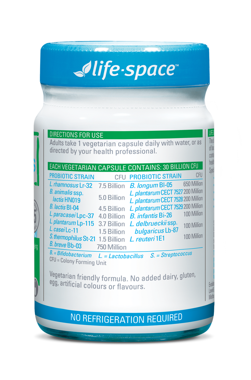 Life Space Probiotic For 60+ Years 60 Caps