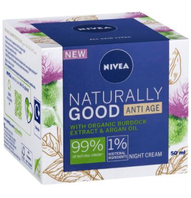Nivea Naturally Good Anti Age Night Cream 50ml
