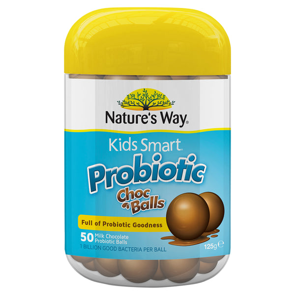 Natures Way Kids Smart Probiotic Choc Balls 50'S