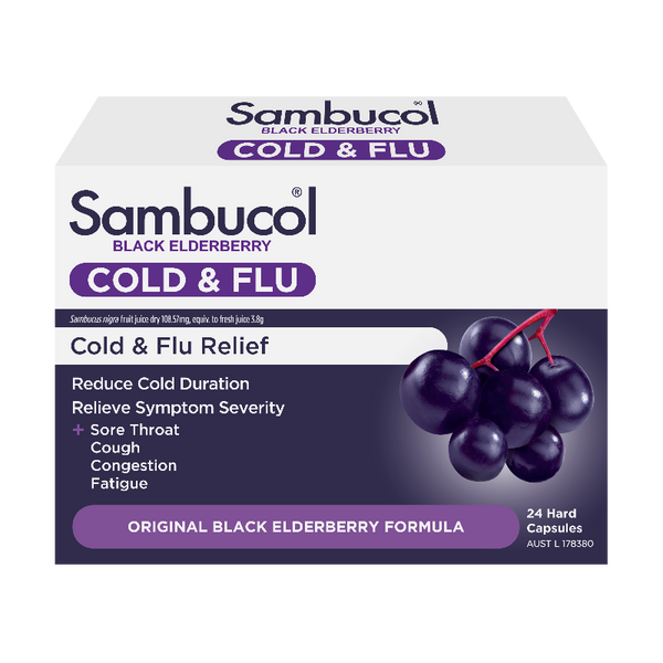 Sambucol Cold & Flu 24 Caps