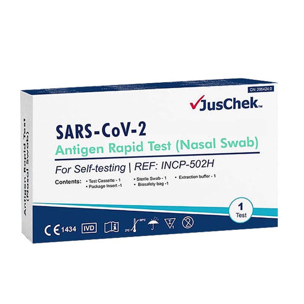 Justchek Nasal Rapid Antigen Test 1Pk