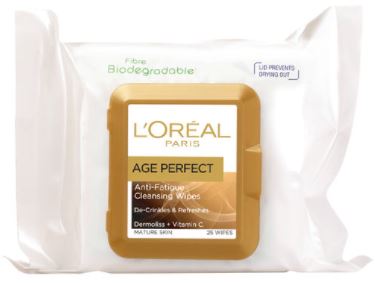 L'Oréal Paris Age Perfect Classic Collagen Cleansing Wipes 25pack