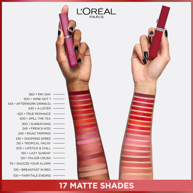 L'Oréal Paris Infallible Le Matte Resistance Liquid Lipstick 430 A-Lister