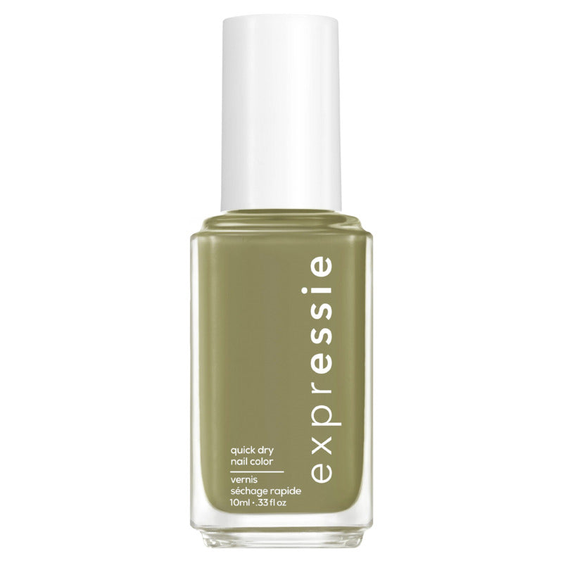 Essie expressie Quick-Dry Nail Polish Precious Cargo-Go! 320 Dusty Olive Green