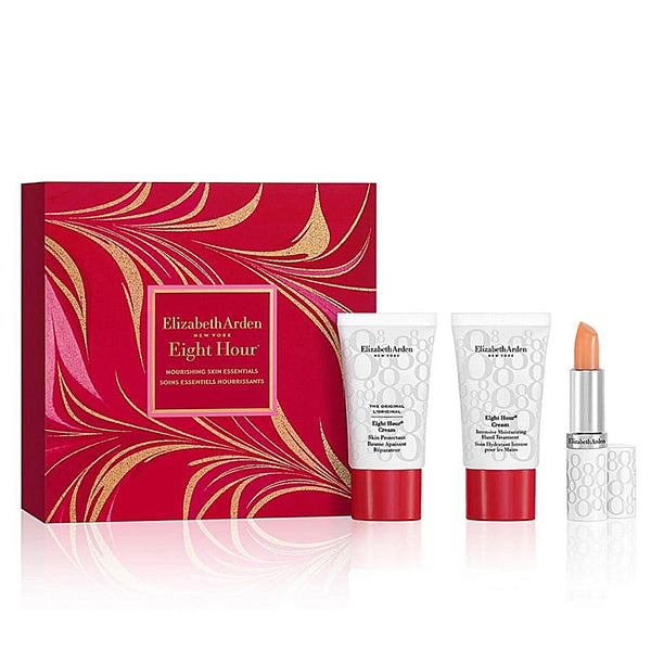 Elizabeth Arden Eight Hour 3 Piece Gift Set (50ml Skin Protectant & 3.7g Lip protectant & 30ml Hand Treatment)