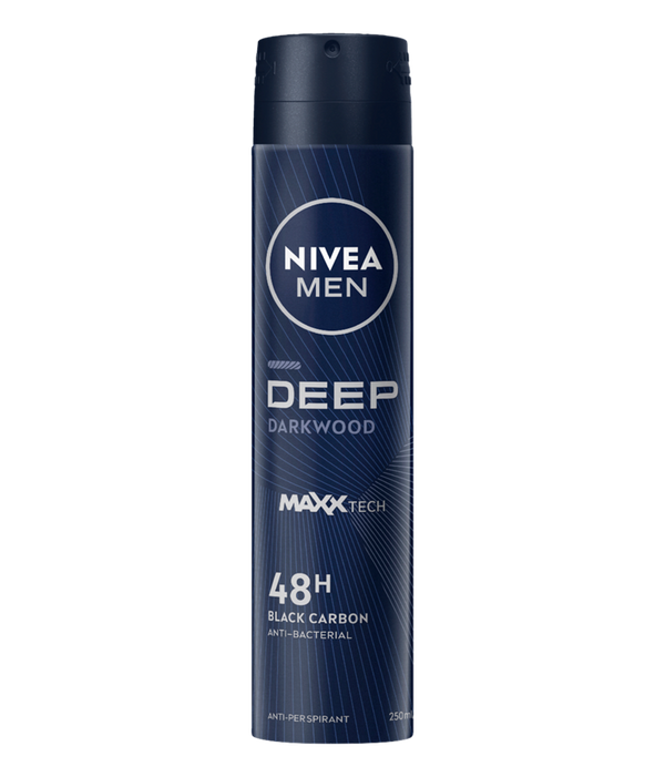 Nivea Men Deep Darkwood Anti-perspirant Aerosol Deodorant 250ml