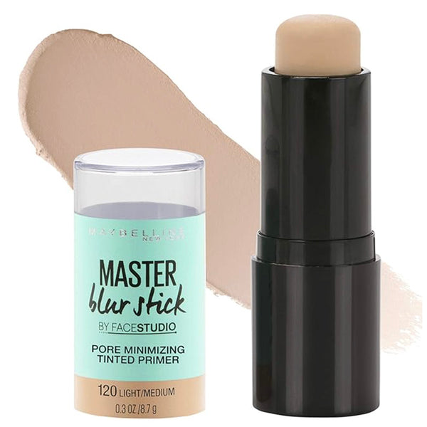 Maybelline Master Blur Stick with packaging on a white background