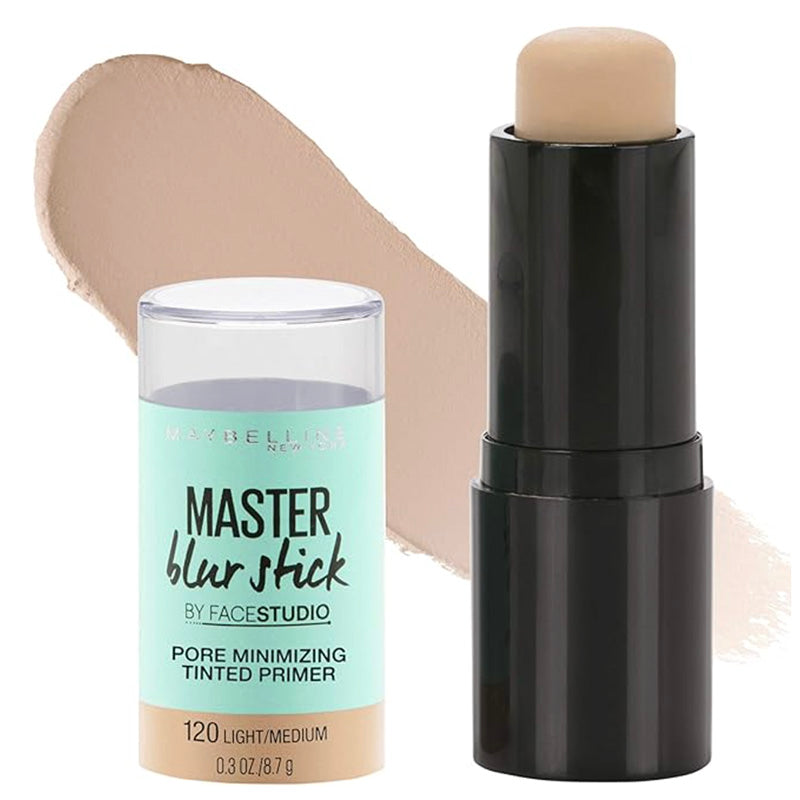 Maybelline Master Blur Stick with packaging on a white background