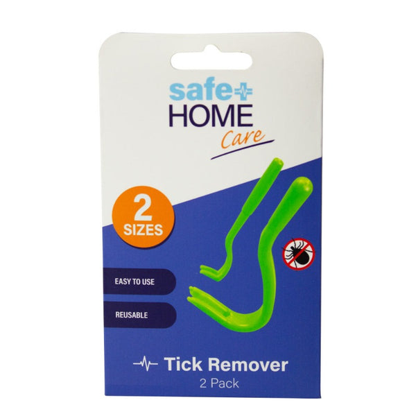 Safe Home Care Easy To Use & Reusable Tick Remover 2 Pack