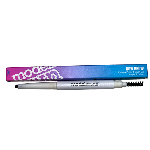 Model's Own Now Brow! Eyebrow Pencil & Brush Duo Deep Brown