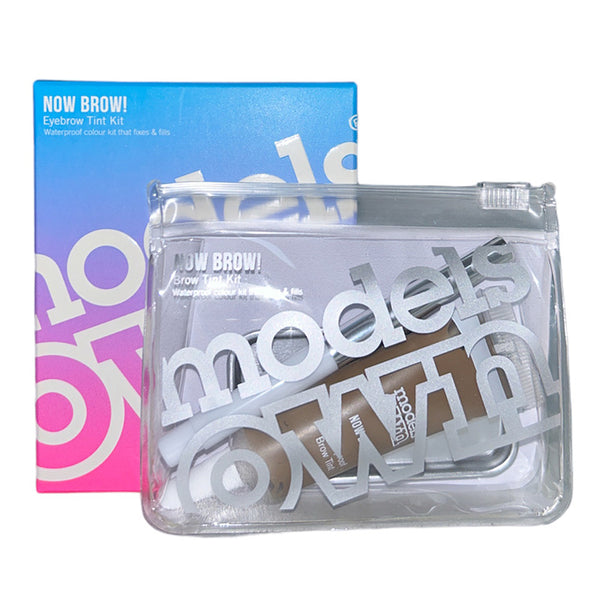 Model's Own Now Brow! Waterproof Eyebrow Tint Kit Chestnut