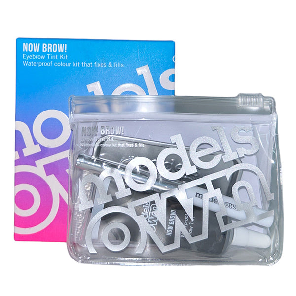 Model's Own Now Brow! Waterproof Eyebrow Tint Kit Deep Brown