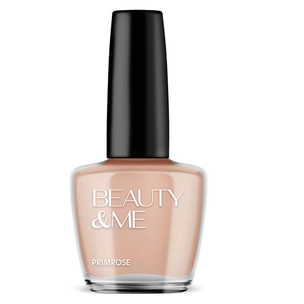 Beauty & Me Nail Polish 12ml - 100 'Primrose' Light Brown Cream