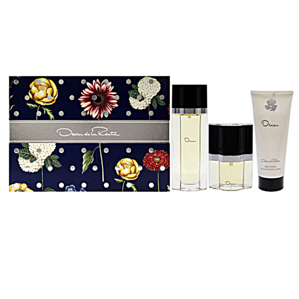 Oscar De La Renta Signature Gift Set - Eau De Toilette 100ml, Eau De Toilette 30ml & Body Lotion 100ml