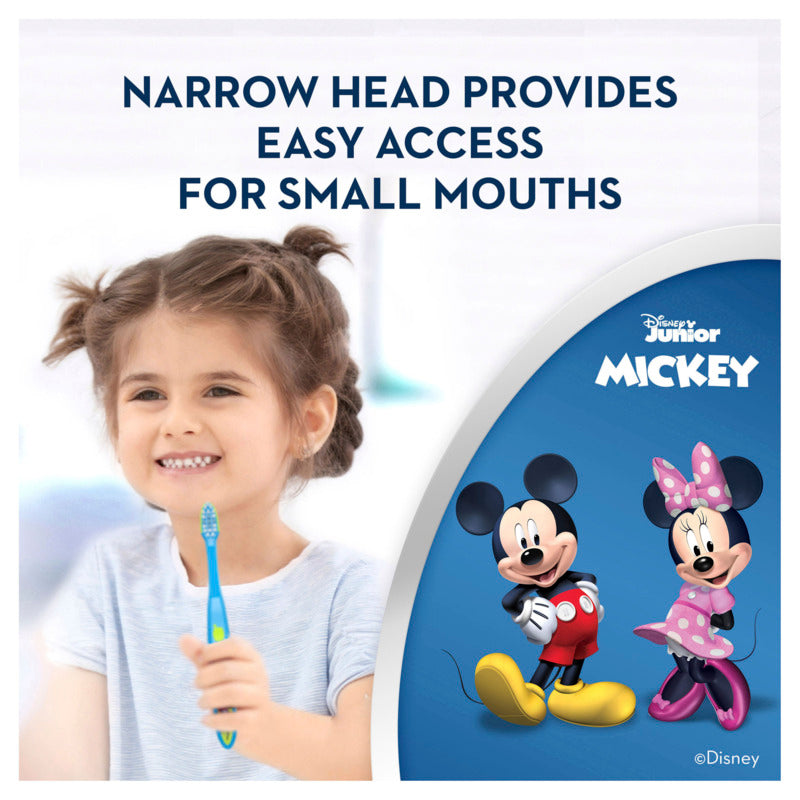 Oral B Stages 2 Mickey 2-4 Years Clean Kids Toothbrush 1 Pack