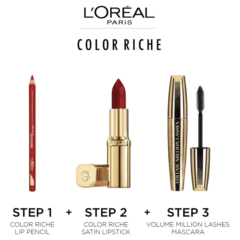 L’Oréal Paris Lipstick Colour Riche Satin 108 Brune Cuivre