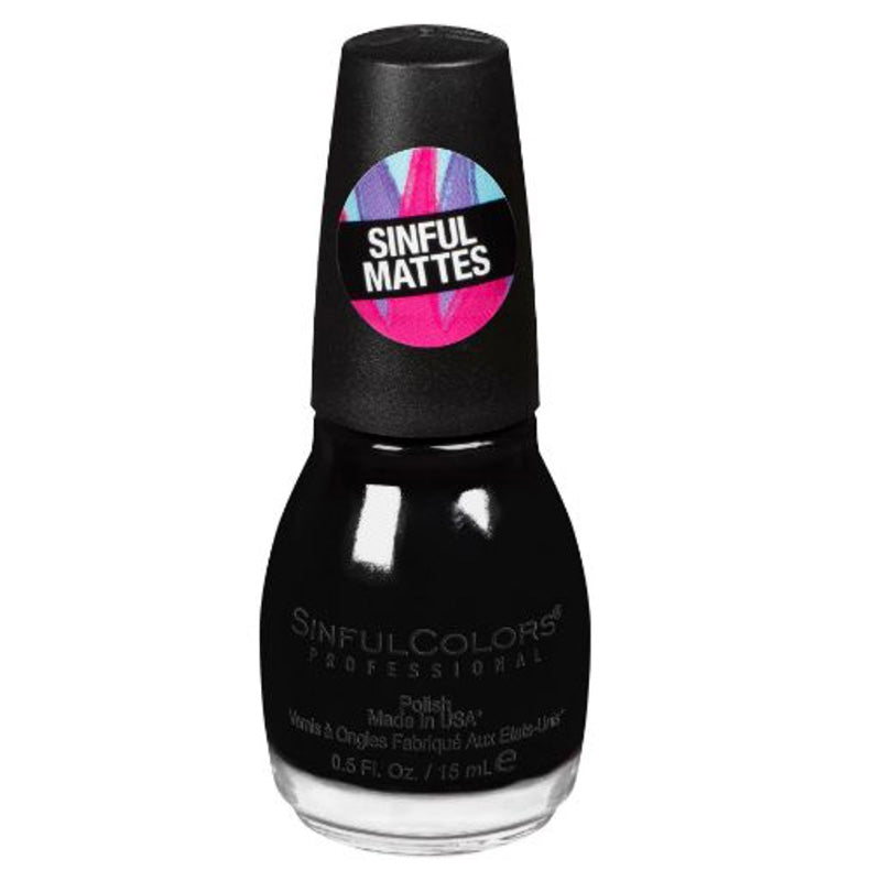 Sinful Colors Mattes Nail Polish Black List