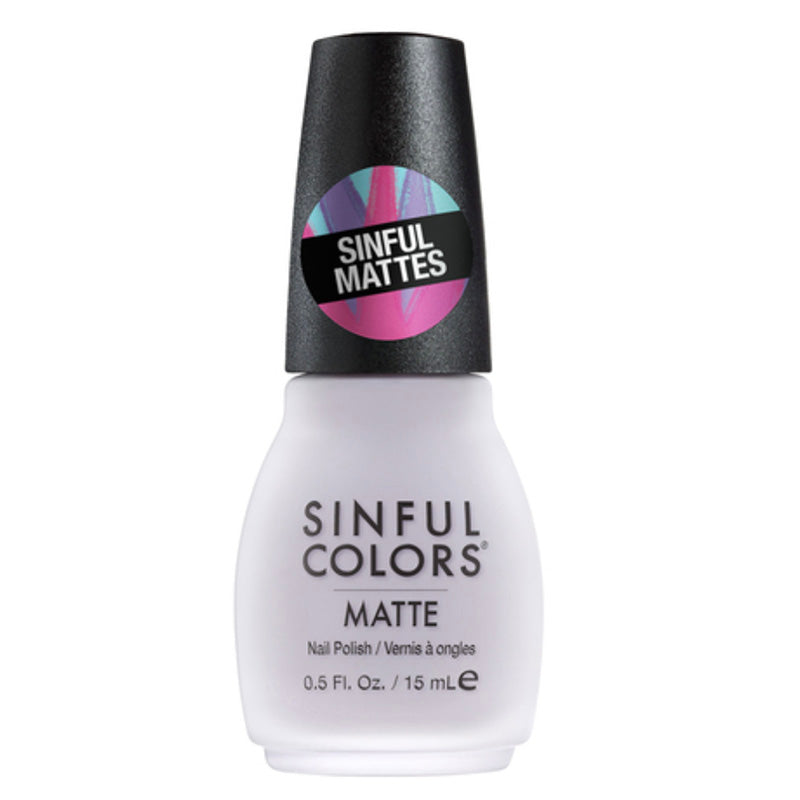 Sinful Colors Mattes Nail Polish White Lies