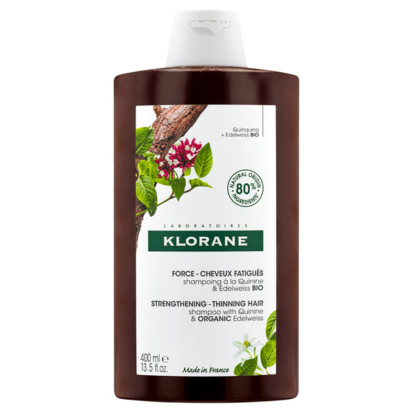 Klorane Strengthening Shampoo with Quinine and Organic Edelweiss 400ml