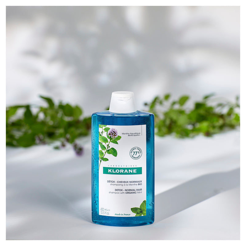 Klorane Hair Detox Shampoo with Organic Mint 400ml