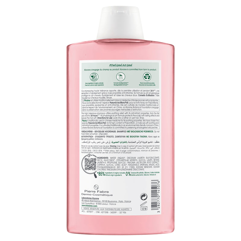 Klorane Soothing Shampoo with Peony 400ml