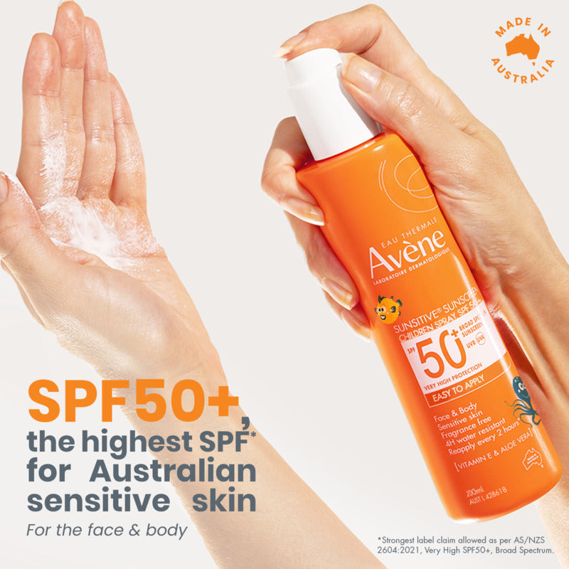 Avene, Sunsitive, Children, Childrens Sunscreen,