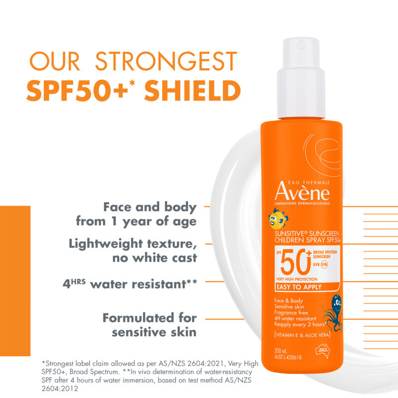 Avene, Sunsitive, Children, Childrens Sunscreen,