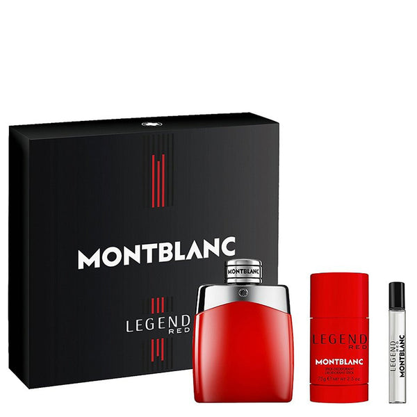 Montblanc Legend Red 3 Piece Gift Set