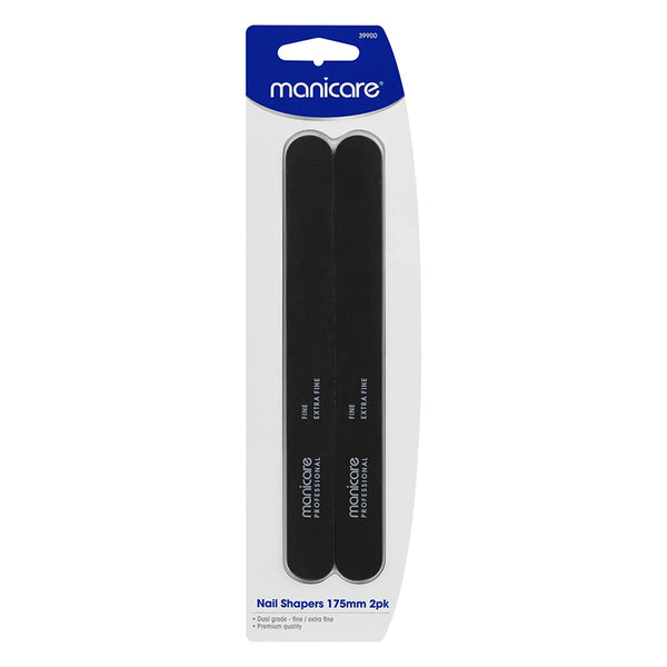 Manicare Nail Shapers Fine/Extra Fine 175mm 2 Pack