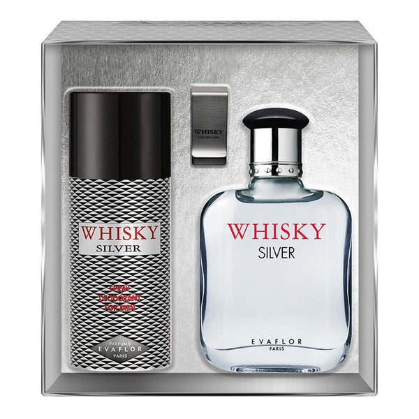 Whisky Silver 3 Piece Gift Set