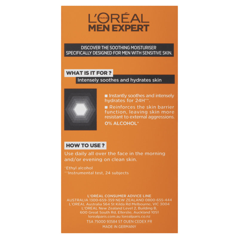 L’Oréal Paris Men Hydra Sensitive Moisturiser 50ml