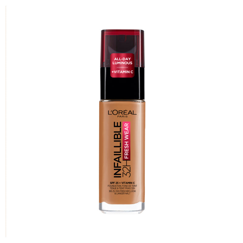 L’Oréal Paris Infallible Fresh Wear Liquid Foundation 330 Hazelnut